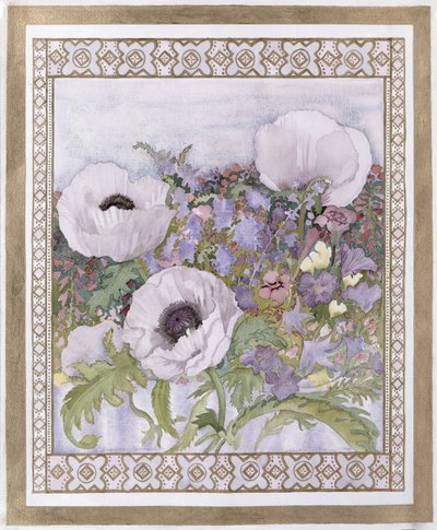 Salcombe Poppies by Lillian Delevoryas